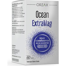 Ocean Extramag 60 Tablet 200 mg Elementel Magnezyum İçeren Kaliteli Sporcu Besini