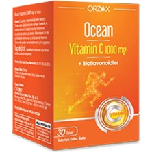 C Vitamini 1000 Mg + Bioflavonoidler Antioksidan Içeren Takviye Edici Gıda (1 x 30 Tablet)