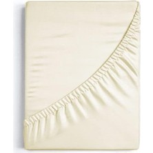 Pamuklu Bebek Lastikli Çarşaf - Penye Kumaş - Park Yatak | 60X120 | 70X110 | 70X120 | 70X130 | 70X140 | Krem | Beyaz | Gri | Pembe | Mavi (Krem)