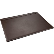 595-2 Sümen Takımı Suni Deri Tek Parça Kapaklı Pad Sümen 49X34, 5 Cm, Kahve