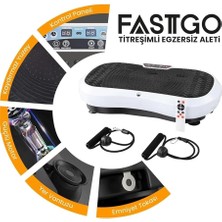 Fastgo Titreşimli Egzersiz Aleti 3 Güç Modu ve 9 Program ile Kompakt Titreşimli Spor Aleti