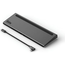 BX12HB 11'i 1 USB C Hub, 4K Hdmı, Dp, Vga, Görüntü Aktarımı, 100W Pd, 3x USB 3.0 Girişi, 1 Gigabit Ethernet, Micro Sd/sd Girişi, 3,5 mm Jack. MacBook Pro Için Multiport Bağlantı Noktası.