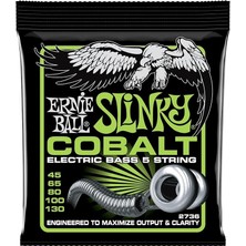 Ball Bass 5 Slinky Kobalt E-Bas Telleri, 45-130