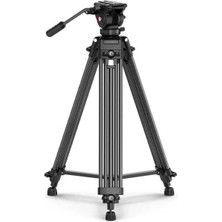 Mt-81 Alüminyum 360° Ball Head Kafa Video Tripod