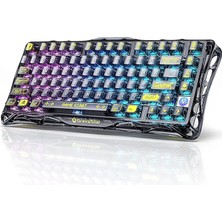 Mercury K1 Lite Rgb Kablosuz Mekanik Gaming Klavye, Ingilizce Q