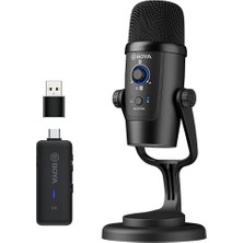 BY-PM500W Kablolu - Kablosuz USB Condenser Mikrofon