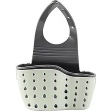 Lavabo Süngeri Tutucu, Mutfak Ayarlanabilir Düzenleyici Lavabo Rafı Tahliye Sepeti Asma Süzgeç Düzenleyici, Yeşil