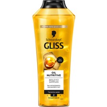 Gliss Oil Nutritive Şampuan 400 ml 4 Adet