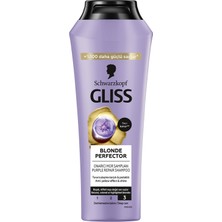 Gliss Blonde Perfector Onarıcı Mor Şampuan 250 ml 4 Adet