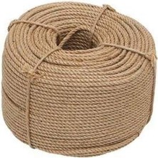 Jüt Hasır Kendir Halat Ip 6 mm 25 Metre