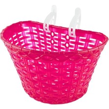 Jant Uyumlu Hasır Desenli Plastik Çocuk Bisikleti Ön Sepet