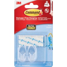 17092 Şeffaf Askı, Küçük Boy, Iz Bırakmaz, Güçlü Yapıştırıcı