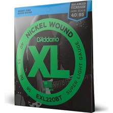 EXL220BT Bas Gitar Tel Seti, Xl, 40-95, Long Scale, Nickel