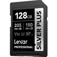 Professional 128GB 205 Mb/s Silver Plus Sd Hafıza Kartı