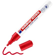 4095 Tebeşir Kalemi - Kırmızı - 1 Tebeşir Kalemi - 2-3 mm Yuvarlak Uçlu