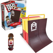 Deck Mini Finger Skate Başlangıç ​​seti X-Connect SK8MAFIA Green Wall Skatepark ve 1 Finger Skateboard