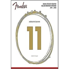880CL Coated 80/20 Bronze Takım Tel Akustik Gitar Teli 011-052