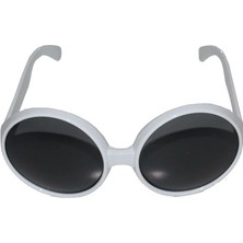 Venüs Shopping 80 Li Yıllar Beyaz Renk Nostalji Yeşilçam Parti Gözlüğü