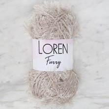Venüs Shopping Loren Furry Açık Bej El Örgü Ipi - RF050