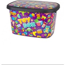 Venüs Shopping Dekorlu Oyuncak Kutusu Büyük 25 Lt. -M11295