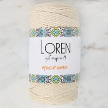 Venüs Shopping Loren Macrame Krem El Örgü Ipi - Rm 016