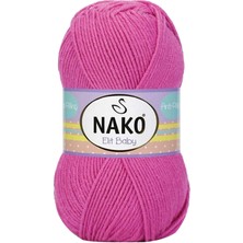 Venüs Shopping 1 Adet Elite Baby El Örgü Ipi Tüylenmeyen Bebek Yünü Çöl Gülü 5278