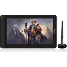 Kamvas 13 IPS Panel Full Hd LCD Grafik Tablet 36.65CM x 21.74CM, 8192 Kademe Basınç Hassasiyetli, 120% Srgb, 5080LPI Çözünürlük (HUGS1331)