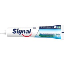 Diş Macunu Üçlü Koruma Çürüklere Karşı Beyaz Dişler Ferah Nefes 50 ml