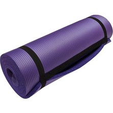 Avessa 16 mm Nbr Yoga Minderi 180X61X1.60 cm Mor Kaymaz Yüzey ile Ergonomik Tasarım