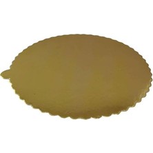 Marifetlerim - Altın Rengi Karton Pasta Altlığı 28 cm 1 Adet
