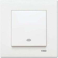 Karre Permütatör Beyaz Anahtar Düğme Çerçeveli - 90960031