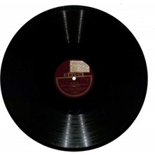 Kammersanger C. Richard Tauber -  Ay Ay Ay  Chant Hindou Taş Plak (106.5) PLK23013