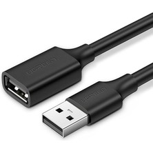 USB Uzatma Kablosu 50 Cm, Siyah