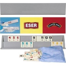 Eser Plastik Okey Takımı Büyük Tema Eğlenceli Oyun Parça Sayısı Tek Ebat