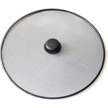 Home 29 cm Yağ Sıçratmaz Tel Kapak – Üstten Tutmalı Metal Kızartma Kapağı, Tava Üstü Sıçrama Önleyici, Sıçratmaz Koruyucu Kapak