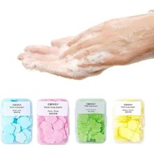 Home 4 Kutu Parfümlü Mini Kağıt Sabun – 300 Yaprak Sihirli Eriyen Sabun, Taşınabilir El Temizleyici, Okul, Seyahat ve Günlük Kullanım Için Mini Temizlik Yaprağı