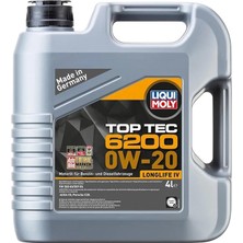 Moly Top Tec 6200 0W-20 4 Lt Motor Yağı