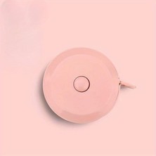 Mini Çekilebilir Ölçüm Mezurası, Terzilik Için, 2 Adet (Pembe)