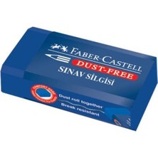 Faber Castell Sınav Silgisi 1 Adet Mavi Renk Ofis İçin Kullanışlı Pratik Silgi