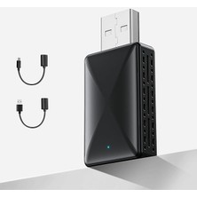 In 1 Kablosuz Carplay Adaptörü, Tak ve Çalıştır Magic Link Carplay Kararlı Hızlı Bağlantı, Fabrika Kablolu Dönüştürme Kablosuz Carplay Dongle/android Otomobil Adaptörü 2016 +, iPhone Ios 9+