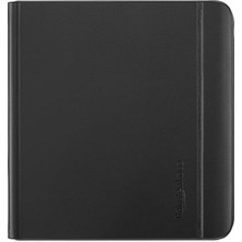 Libra Color Sleepcover Kılıf | Siyah Notebook | Sleep/wake Teknolojisi | Entegre 2 Yönlü Stand | Vegan Deri | 17 cm (7 Inç) Kobo Libra Color Ereader ile Uyumlu