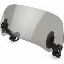 Motofantazi Universal Ayarlanabilir Asansörlü Rüzgar Saptırıcı Cam (Deflektör) - 295X135 mm