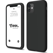 Mena Rise Kılıf Ince Sıvı Silikon 3 Katmanlı Tam Kaplamalı Yumuşak Jel Kauçuk Kılıf Kapak (Siyah, 11)