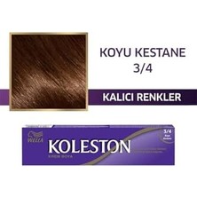 Mena Rise Wella Koleston Single Tüp Boya 3/4 Koyu Kestane