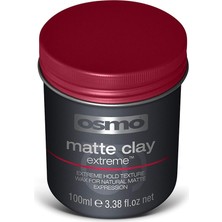 Matte Clay Ekstra Sert Wax 100 ml Kil Bazlı Saç Ürünü Mat Görünüm Sağlar