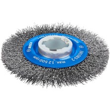 Professional Accessories Cam Fırçası, Dalgalı Tel Clean (Metal Için, X-Lock, Ø 115 Mm, Tel Kalınlığı 0,3 Mm)