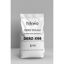 DERZ-X66 - Ultra Etkili Beyaz Silikonlu Derz Dolgusu - 5 kg