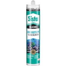 Silikon Mastik Aquarium, Balıklara Zarar Vermeyen Akvaryum Silikonu, Uv Dirençli Silikon Mastik, Elastikiyeti Yüksek Güçlü Yapıştırıcı, 1X280ML