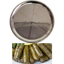 Sarma Dolma Altlığı, 18 cm No:3, Paslanmaz Krom Süzek
