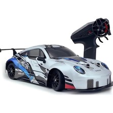 Uzaktan Kumandalı Rc Drift Arabası, Şarjlı, Işıklı, Full Fonksiyon,drift Atabilen Araba 4 Adet Kuka 4 Adet Drift Tekeri 2.4 Ghz Kumanda Drift Arabası Model (Mavi)